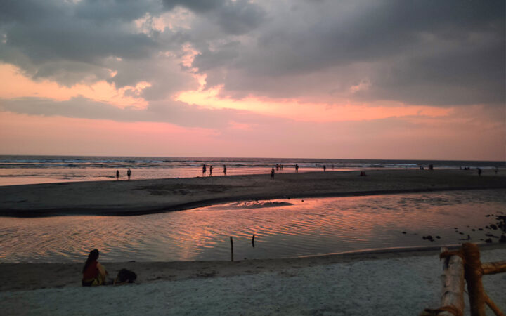 Goa beach sunset Goa beach sunset